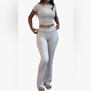 Women's Gray Pants set